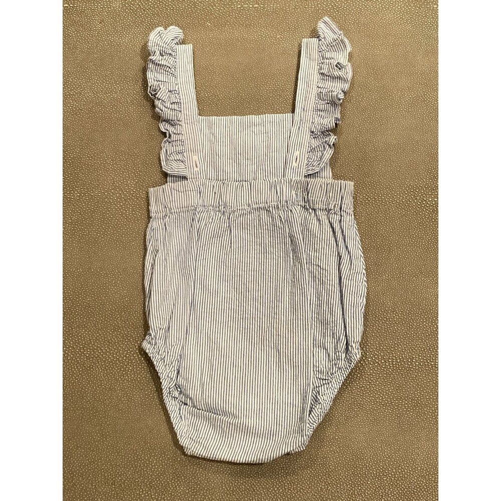 Numi Striped Sun Suit 12/24 EUC